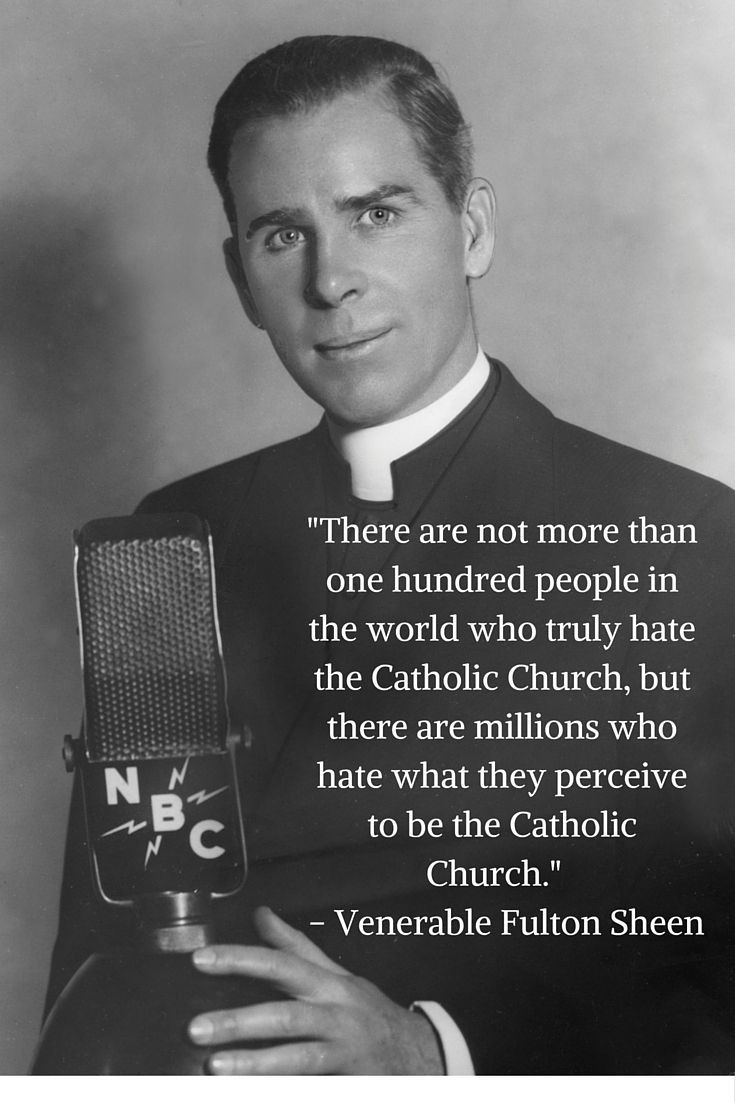 Funny Catholic Quotes
 25 best ideas about Fulton sheen on Pinterest