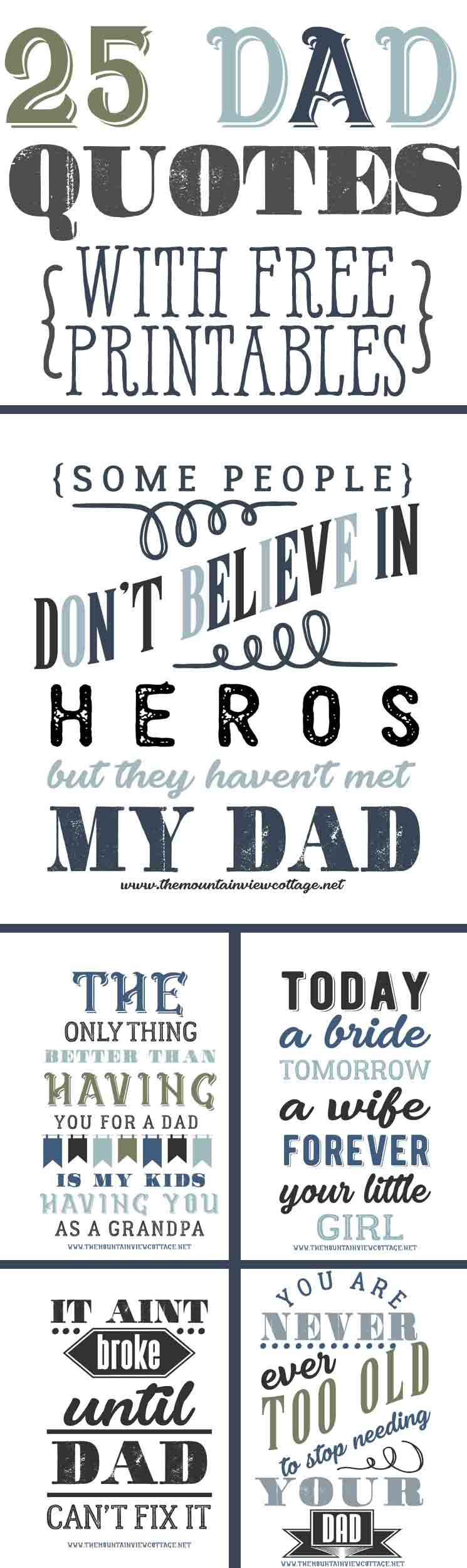 Funny Dad Quotes From Daughter
 25 Dad Quotes to Inspire With  The Mountain View