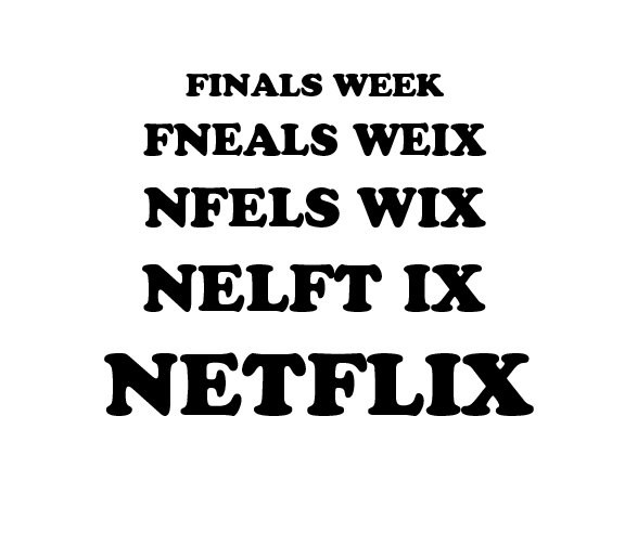 Funny Finals Week Quotes
 Assorted College School Finals Week Netflix Funny Decal
