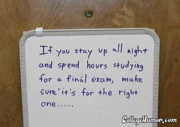 Funny Finals Week Quotes
 Funny Quotes About College Finals QuotesGram