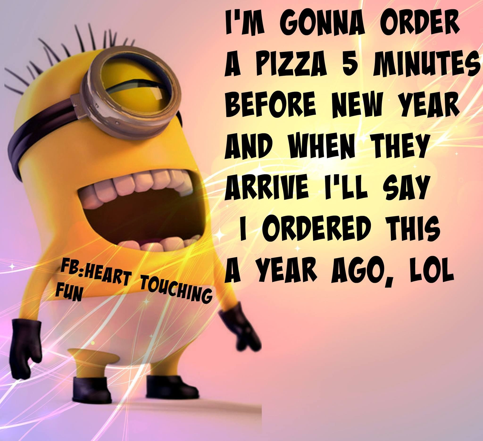 Funny Happy New Year Quote
 Funny Minion New Year Quote s and