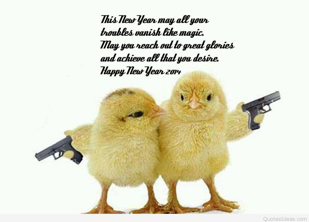 Funny Happy New Year Quote
 Happy New year funny sms quote 2016