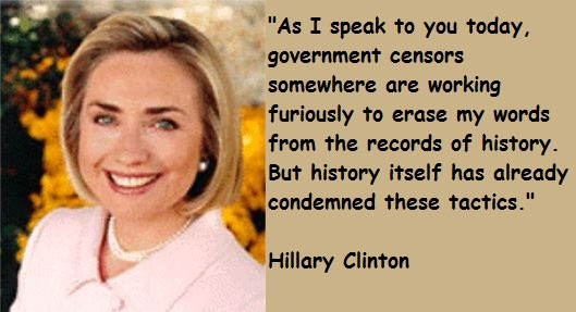 Funny Hillary Quotes
 20 Insightful Hillary Clinton Quotes