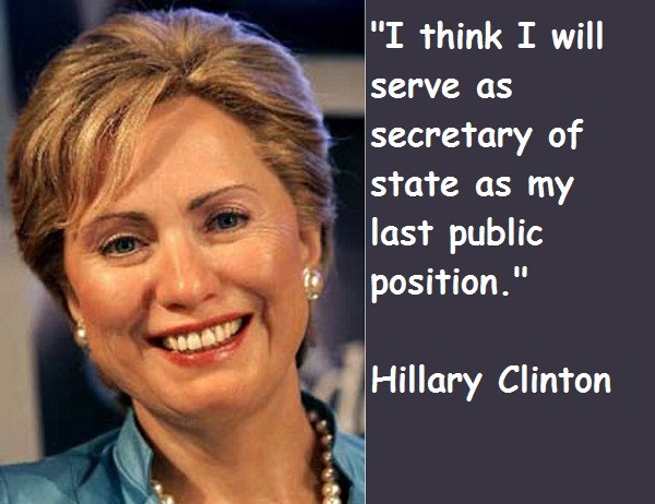 Funny Hillary Quotes
 Hillary Clinton Famous Quotes – WeNeedFun