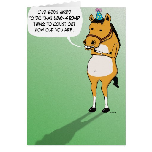 Funny Horse Birthday Pictures
 Funny Horse Birthday Card