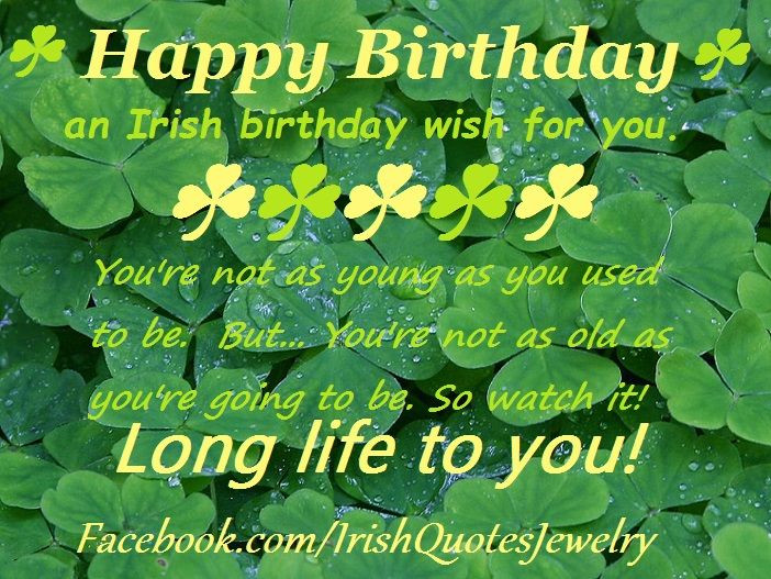 Funny Irish Birthday Wishes
 An Irish Birthday Wish Happy Birthday event