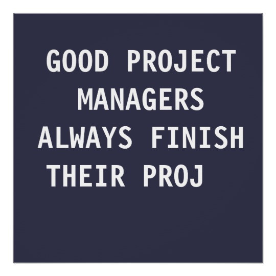 Funny Manager Quotes
 Good Project Managers Funny Famous PMO Quote Poster