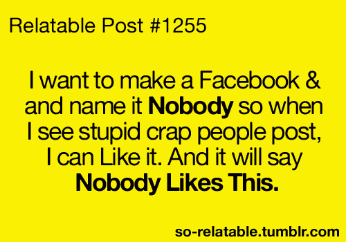 Funny Quotes For Facebook
 FUNNY FACEBOOK STATUS QUOTES TUMBLR image quotes at