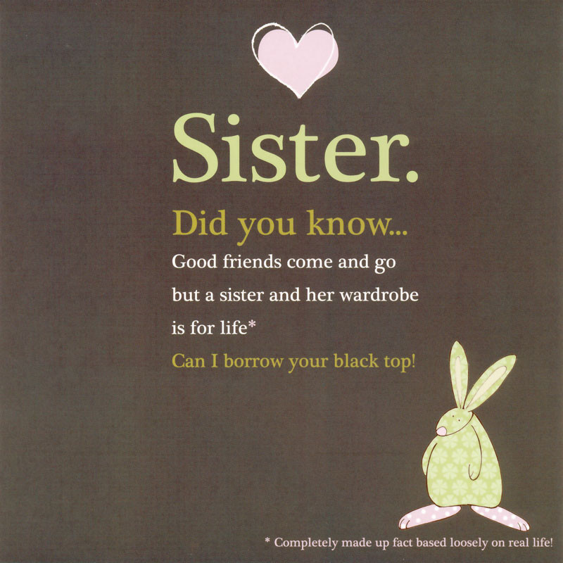 Funny Quotes For Sisters
 Happy Birthday Little Sister Quotes QuotesGram