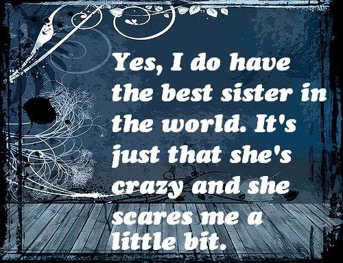 Funny Quotes For Sisters
 Best 25 Funny sister quotes ideas on Pinterest