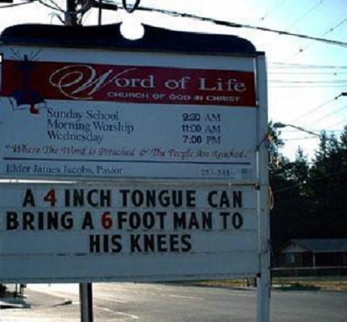 Funny Sexual Innuendo Quotes
 Funny Church Signs ual Innuendo Gallery