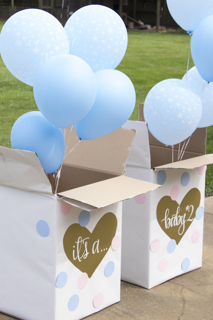 Gender Party Reveal Ideas
 Kara s Party Ideas Ice Cream Social Gender Reveal Party