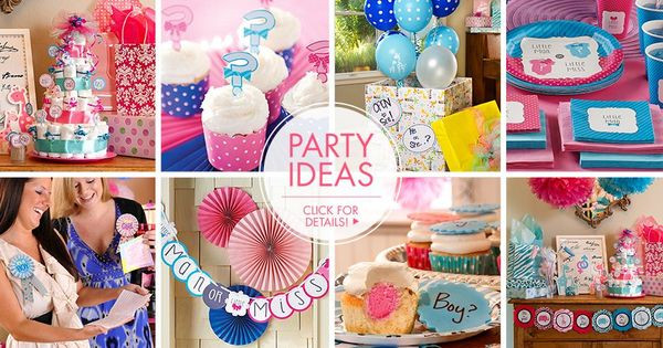 Gender Reveal Party Favor Ideas
 Gender Reveal Party Supplies Invitations & Decorations