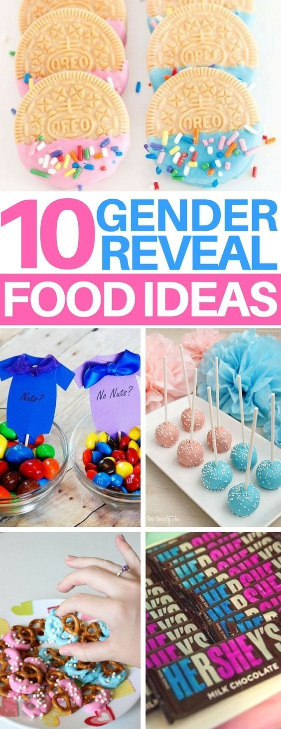 Gender Reveal Party Food Ideas During Pregnancy
 LOVE these gender reveal party food ideas There s ideas