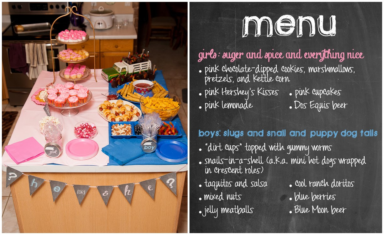 Gender Reveal Party Food Ideas During Pregnancy
 Nothings and Notions from my Noodle Gender Reveal Party