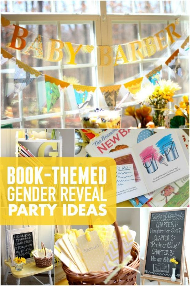 Gender Reveal Theme Party Ideas
 A Book Themed Gender Reveal Party
