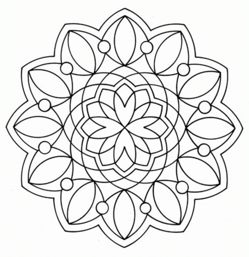 Geometric Coloring Pages
 Cool Designs Coloring Pages Coloring Home