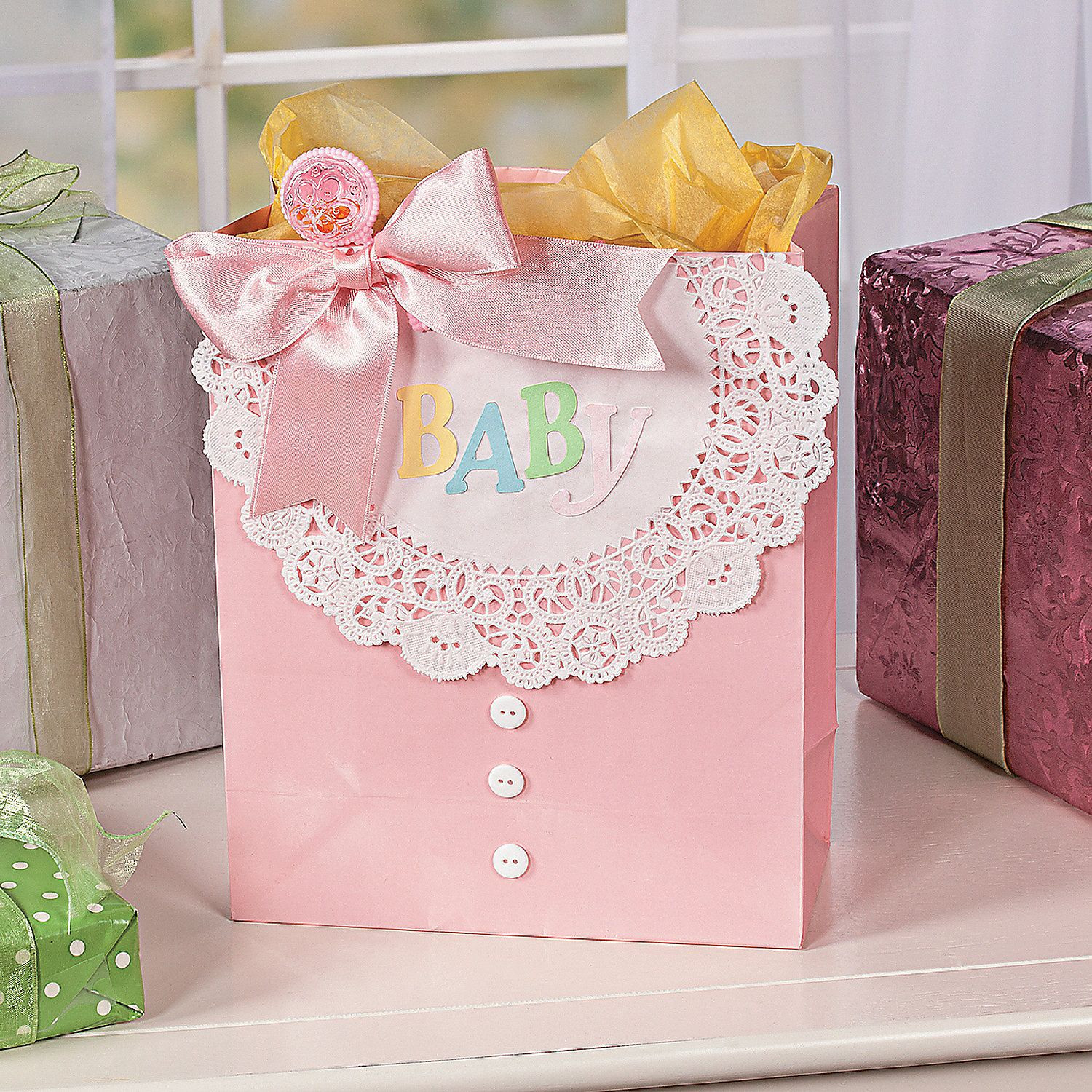 Gift Bag Ideas For Baby Shower
 Baby Gift Bag OrientalTrading