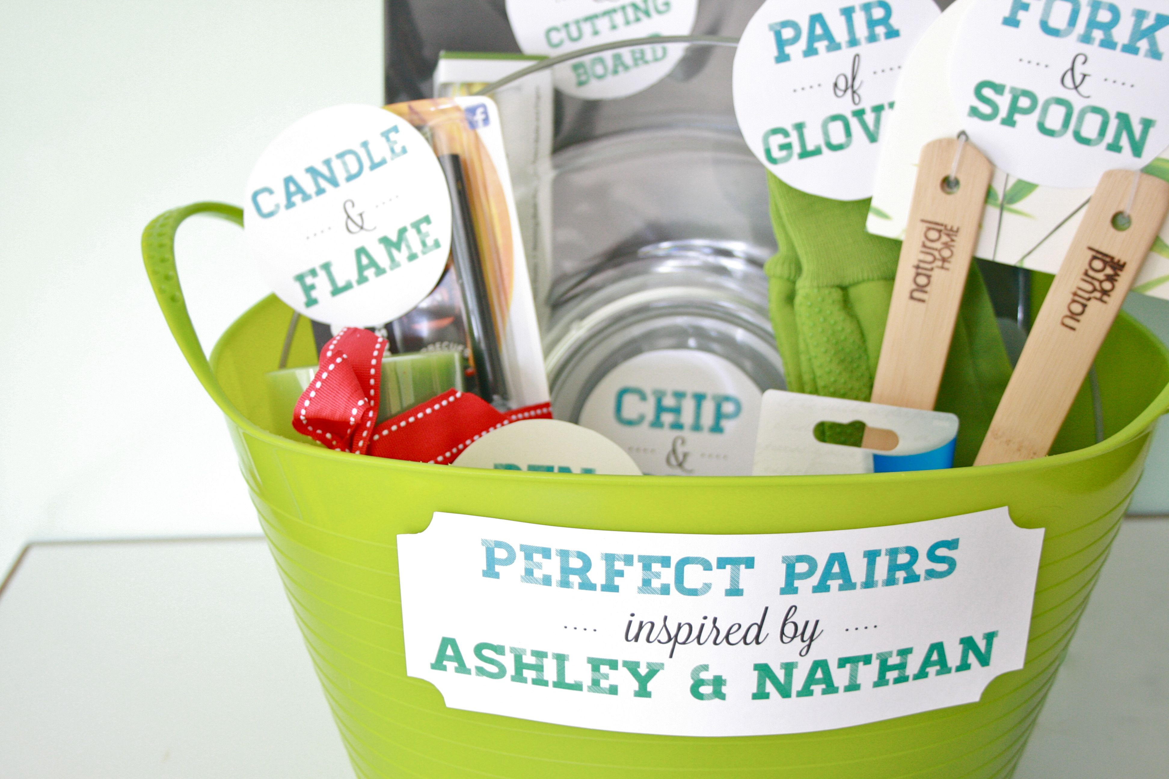 Gift Basket Ideas For Bridal Shower
 DIY "Perfect Pairs" Bridal Shower Gift