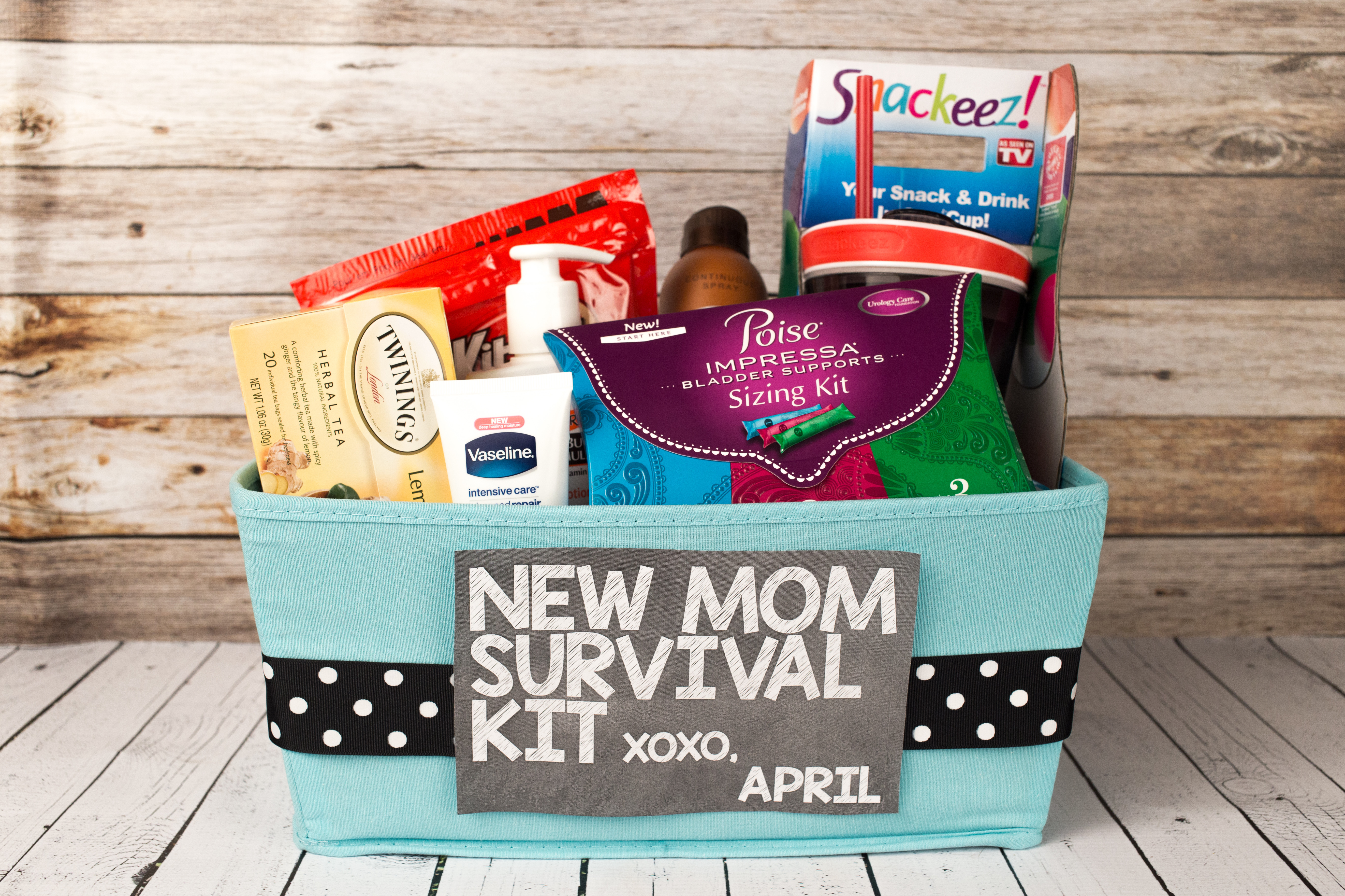 Gift Basket Ideas For New Parents
 New Mom Survival Kit
