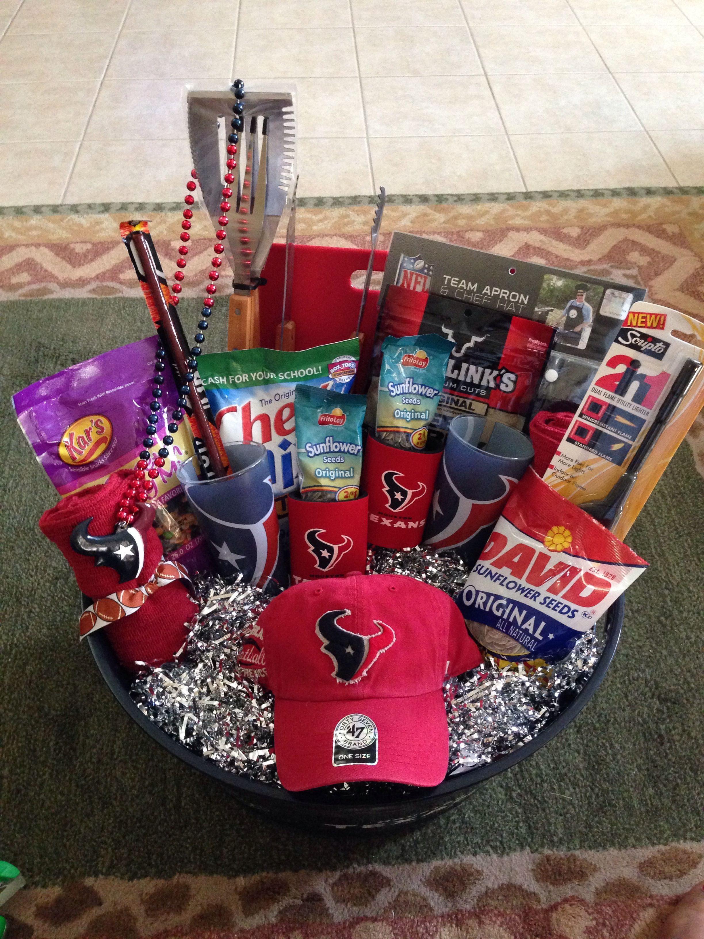Gift Basket Ideas For Raffle Prizes
 Texans t basket raffle prize fort bend county fair