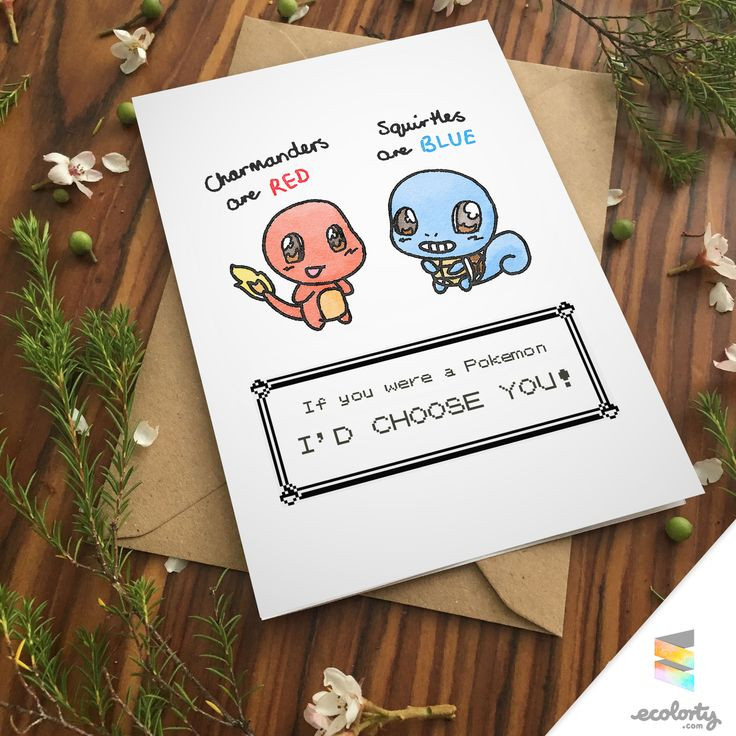 Gift Card Ideas For Couples
 Best 25 Pokemon birthday card ideas on Pinterest