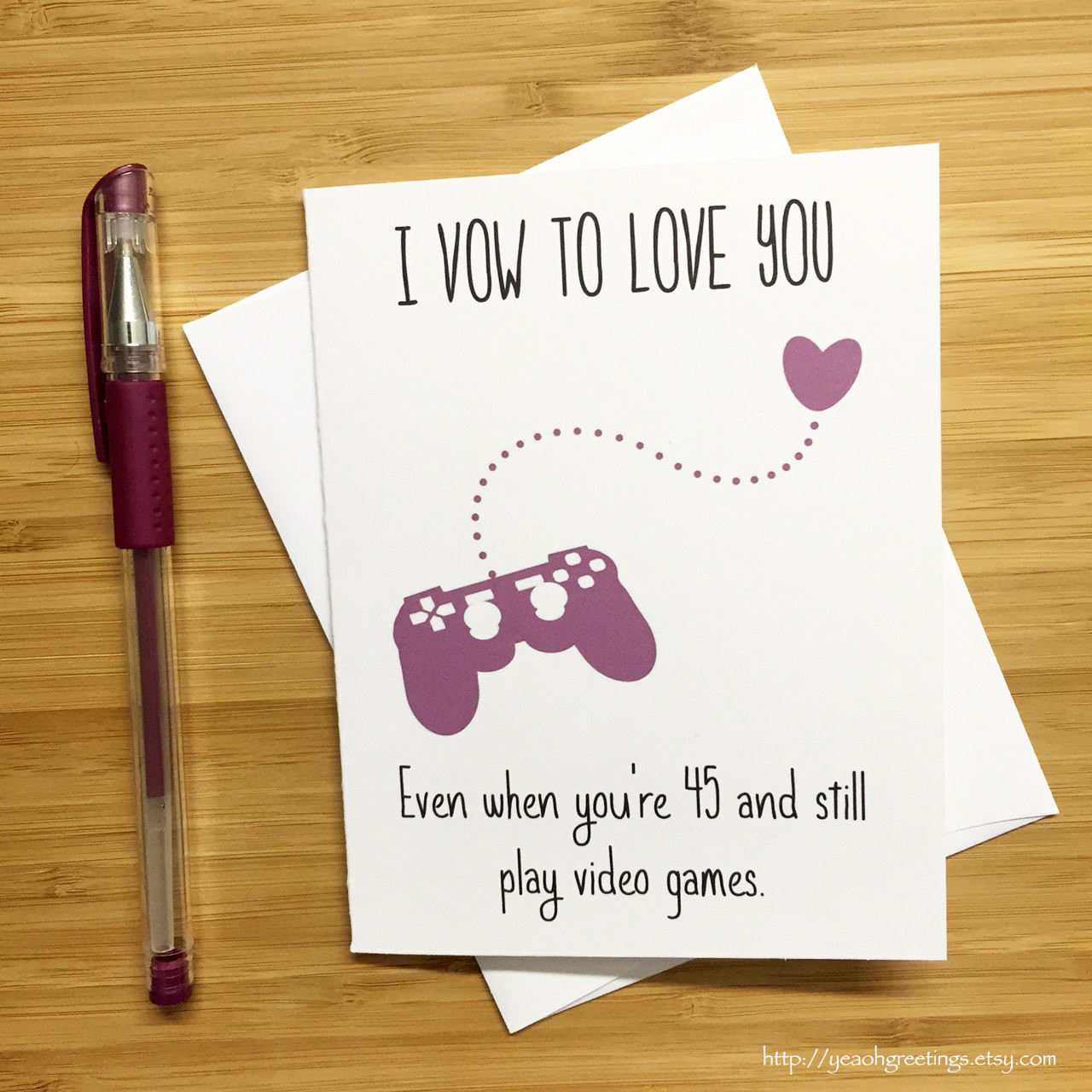 Gift Certificate Ideas For Couples
 Cute Love Card for Video Game Lovers Happy Anniversary Card