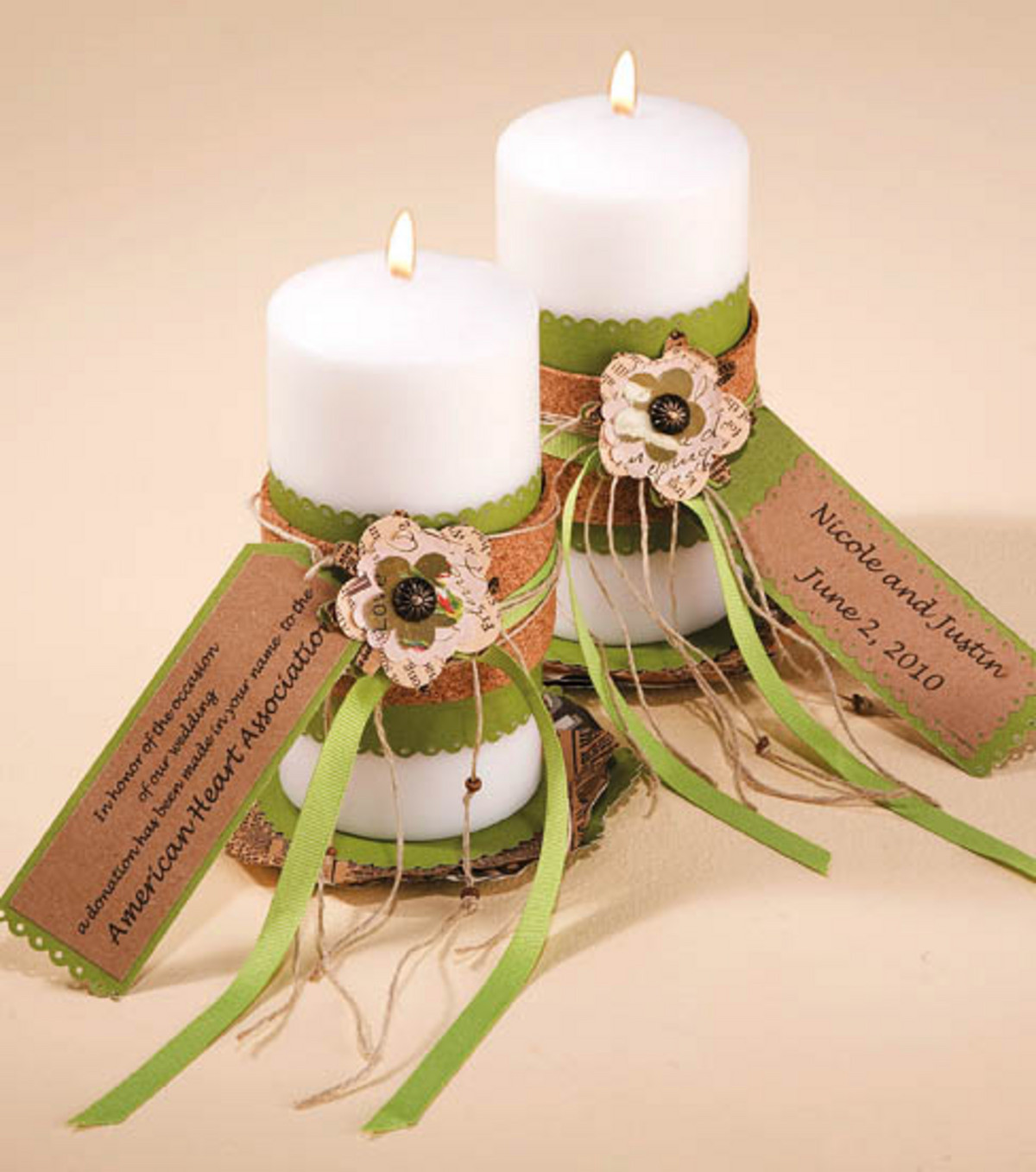 Gift Ideas For A Wedding
 Charitable Donation Candle Wedding Favors JoAnn