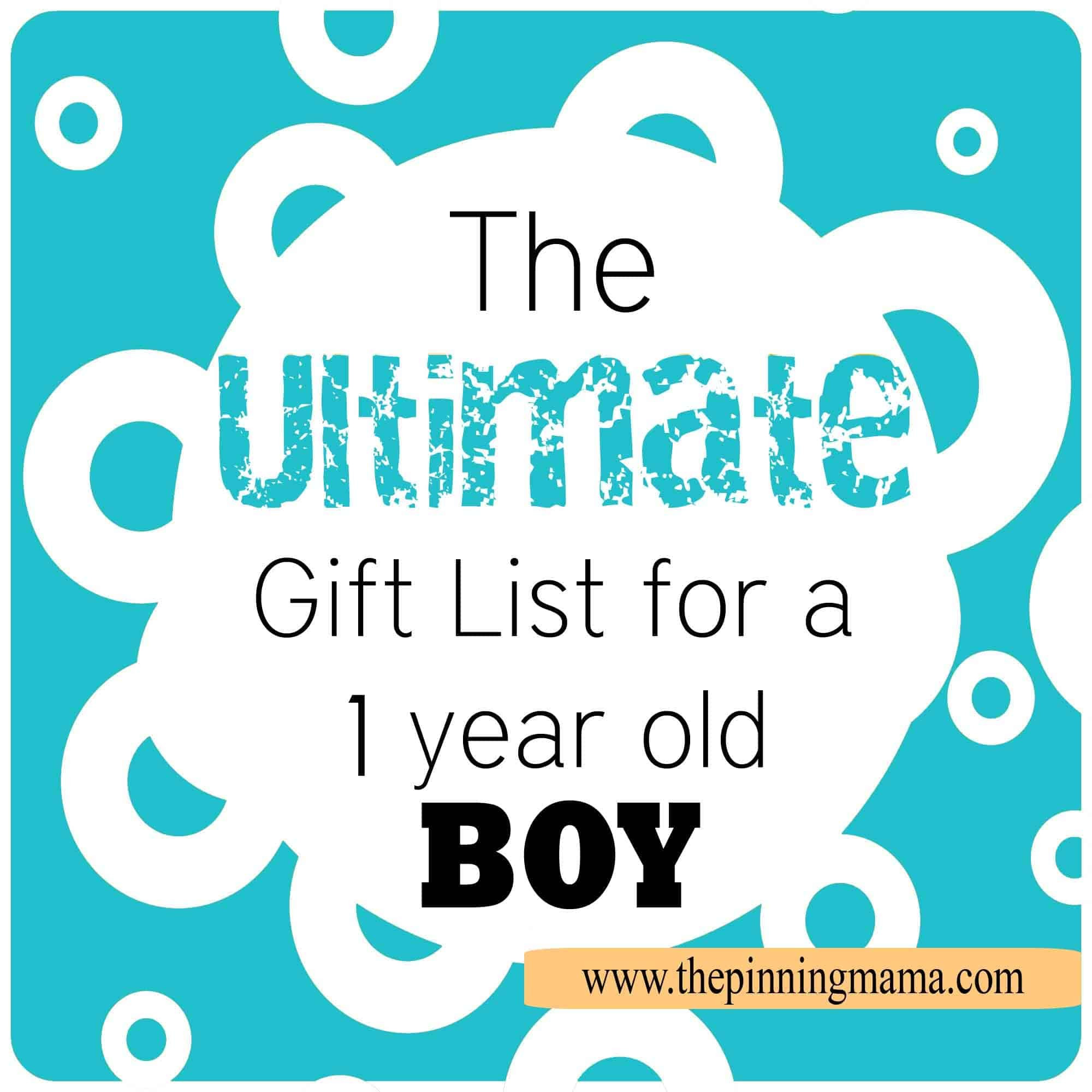 Gift Ideas For Baby Boy 1 Year Old
 The Ultimate Gift List for a 1 Year Old Boy • The Pinning