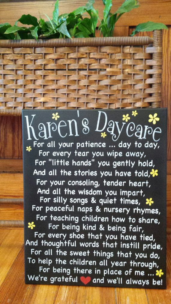 Gift Ideas For Babysitter Daycare Provider
 25 best ideas about Daycare provider ts on Pinterest