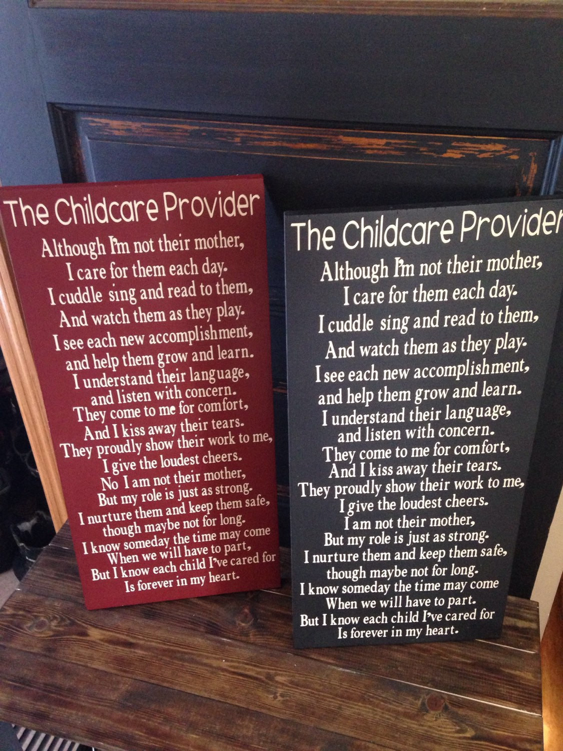 Gift Ideas For Babysitter Daycare Provider
 The Childcare Provider daycare wooden sign