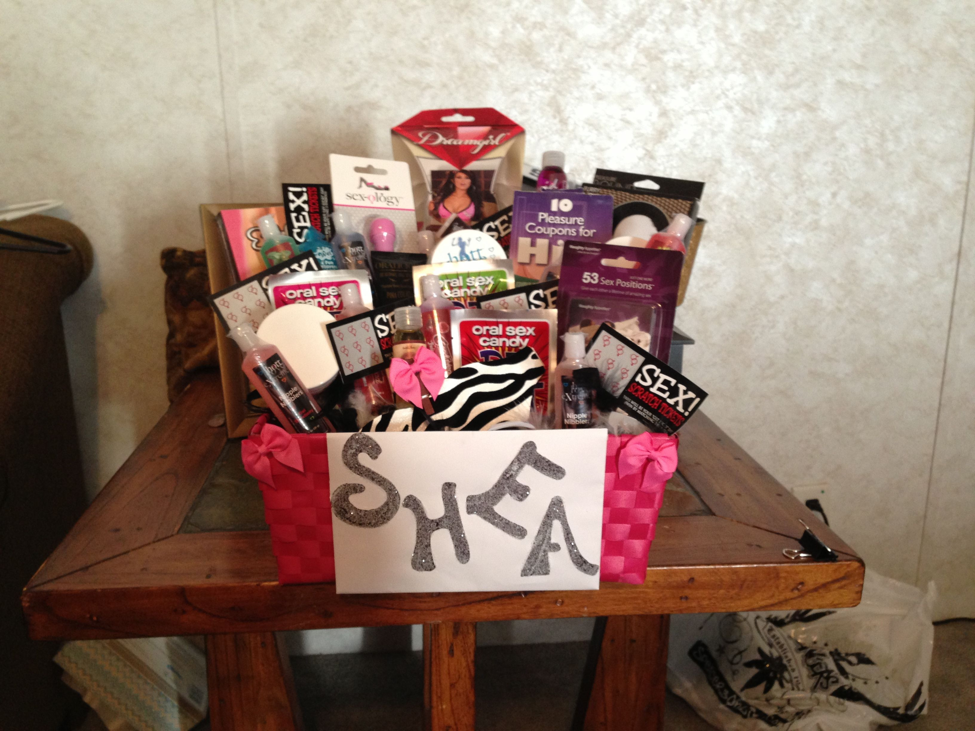 Gift Ideas For Bachelorette Party For Bride
 Bachelorette t basket Gifts