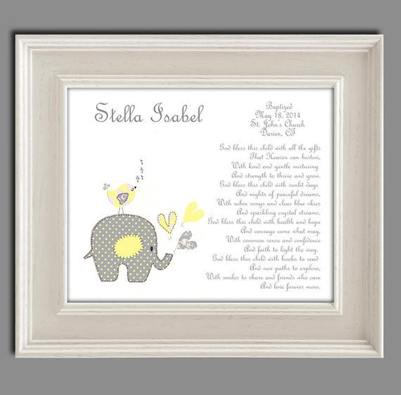 Gift Ideas For Baptism Baby Girl
 Baptism Gift from Godparents Baby Girls by SnoodleBugs on Etsy