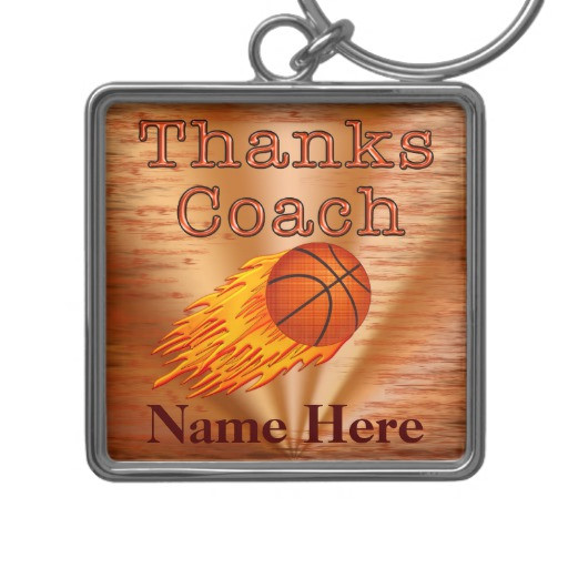 Gift Ideas For Basketball Coach
 Personalized Keychains Basketball COACH Gift Ideas