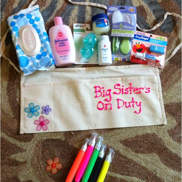 Gift Ideas For Big Sister From New Baby
 Big Sister shower t saw this idea online and made it