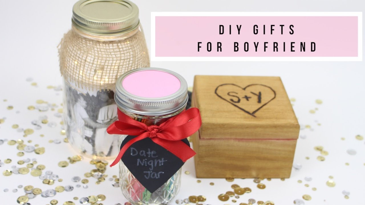 Gift Ideas For Boyfriends Family
 3 DIY Gifts For Boyfriend Husband ♥