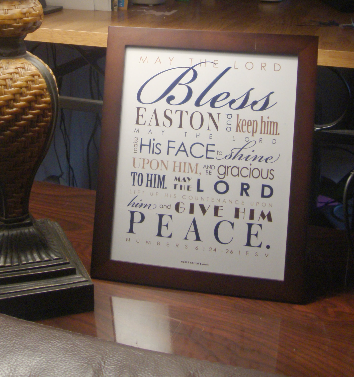 Gift Ideas For Boys 1St Communion
 Baptism Gift First munion Gift Framed Personalized