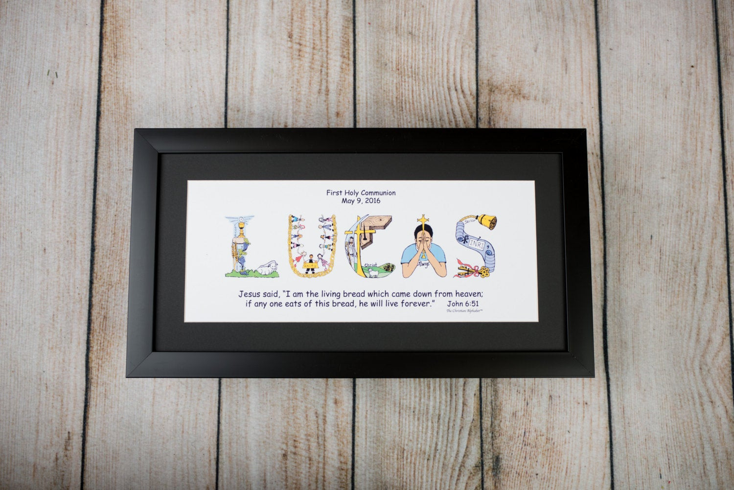 Gift Ideas For Boys 1St Communion
 Personalized First munion Gift for Boys and Girls with