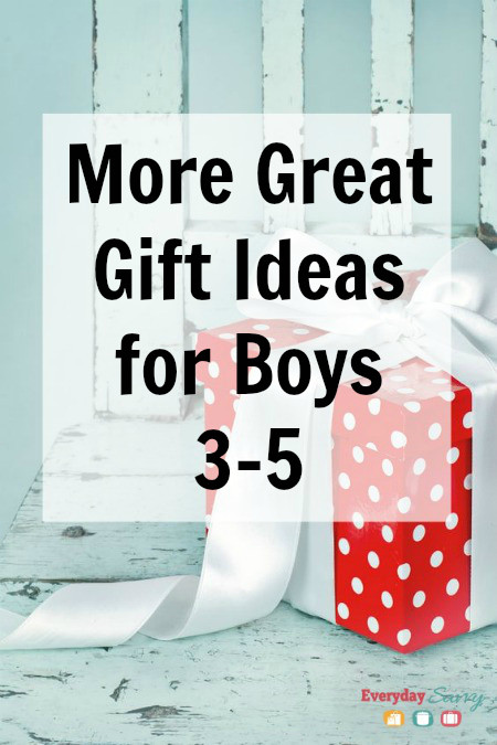 Gift Ideas For Boys Age 3
 More Holiday Gift Ideas for Young Boys Ages 3 4 & 5