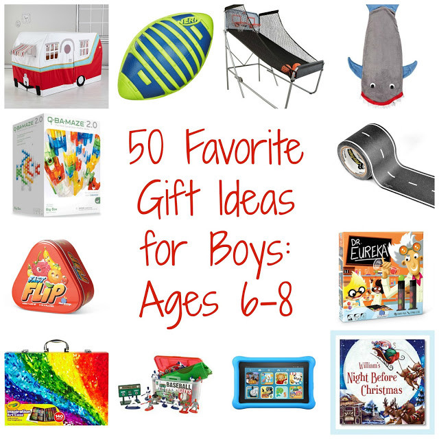 Gift Ideas For Boys Age 6
 50 Favorite Gift Ideas for Boys Ages 6 8 The Chirping Moms