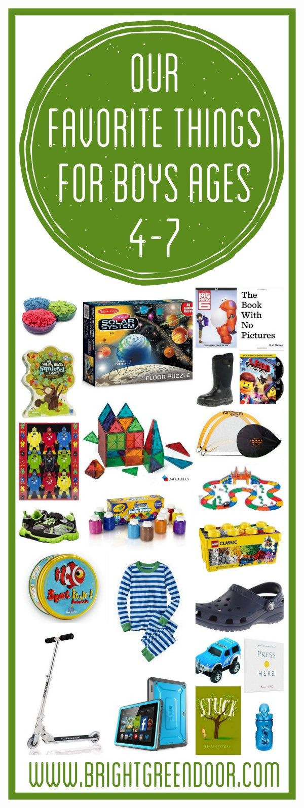 Gift Ideas For Boys Age 7
 Our Favorite Things for Boys Ages 4 7