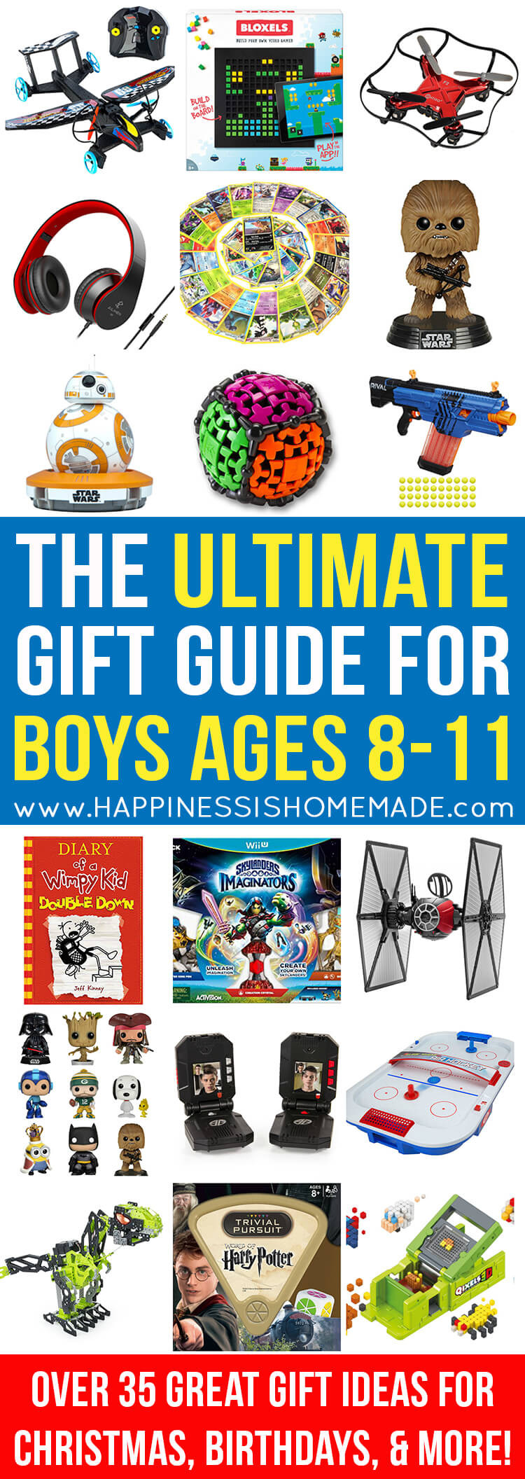 Gift Ideas For Boys Age 8
 The Best Gift Ideas for Boys Ages 8 11 Happiness is Homemade