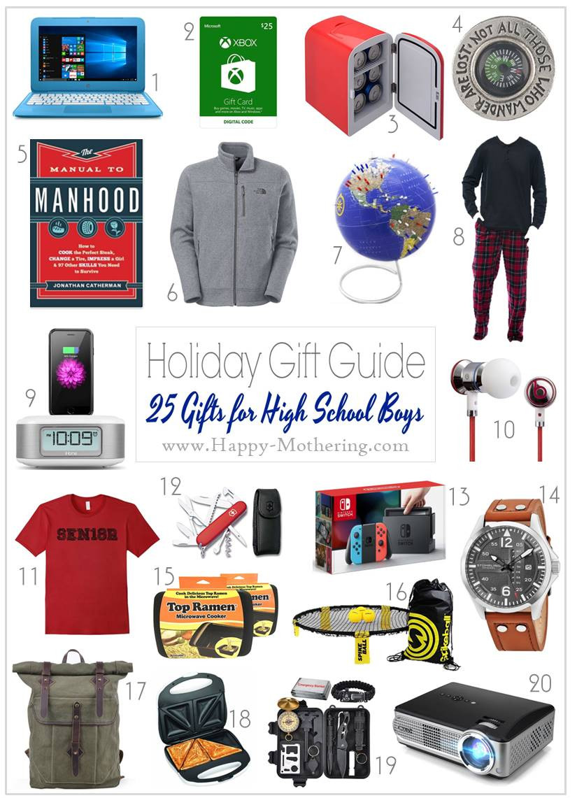Gift Ideas For College Boys
 20 Gift Ideas for High School Boys Happy Mothering