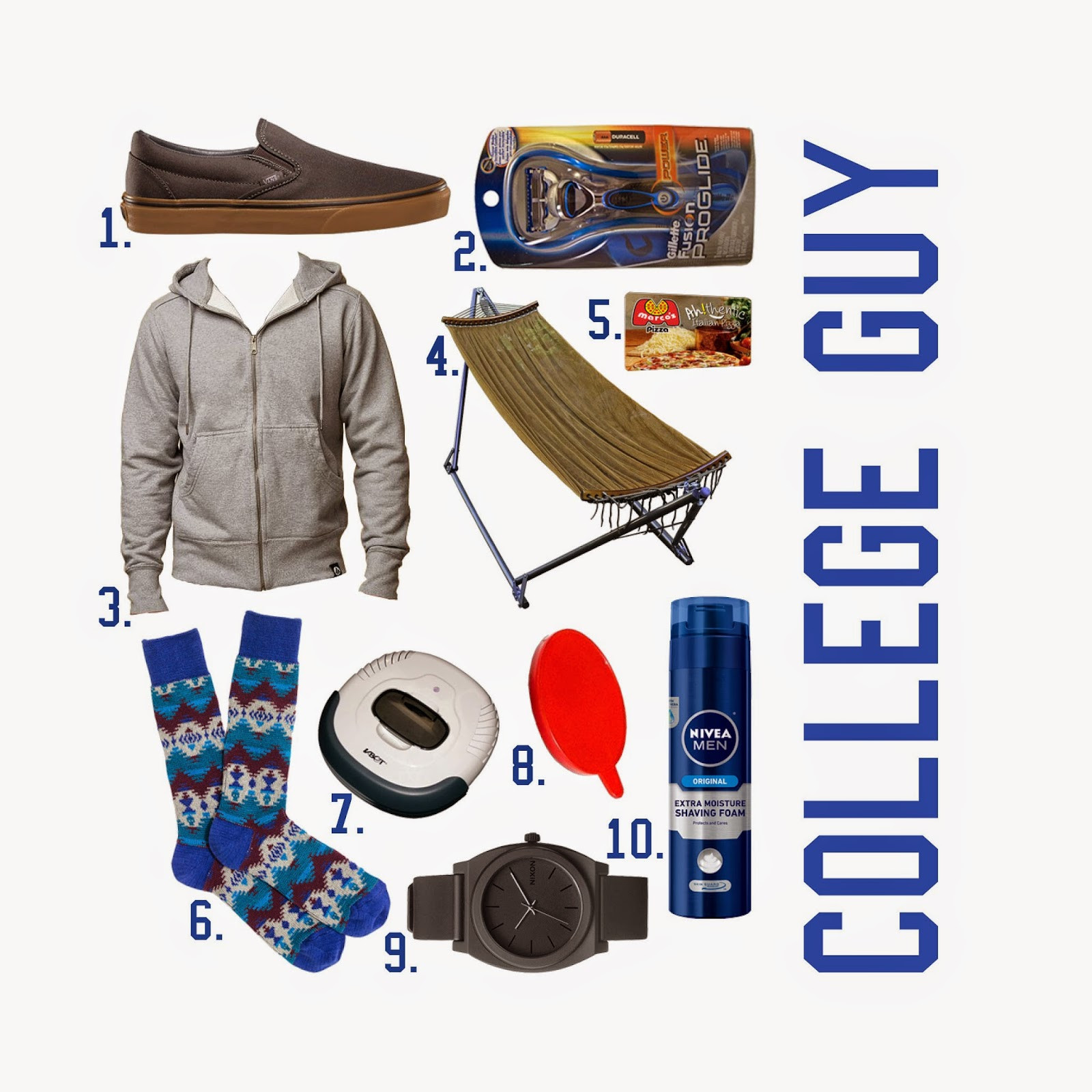 Gift Ideas For College Boys
 The Spinsterhood Diaries November 2014