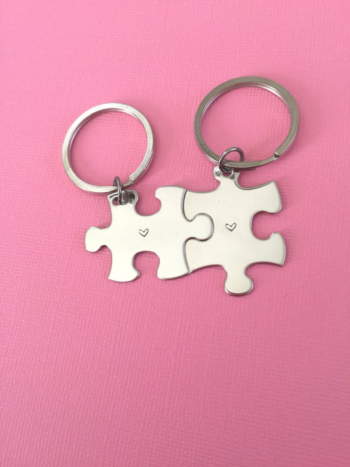 Gift Ideas For Couple Friends
 Couples Puzzle Keychains best friend keychains Heart