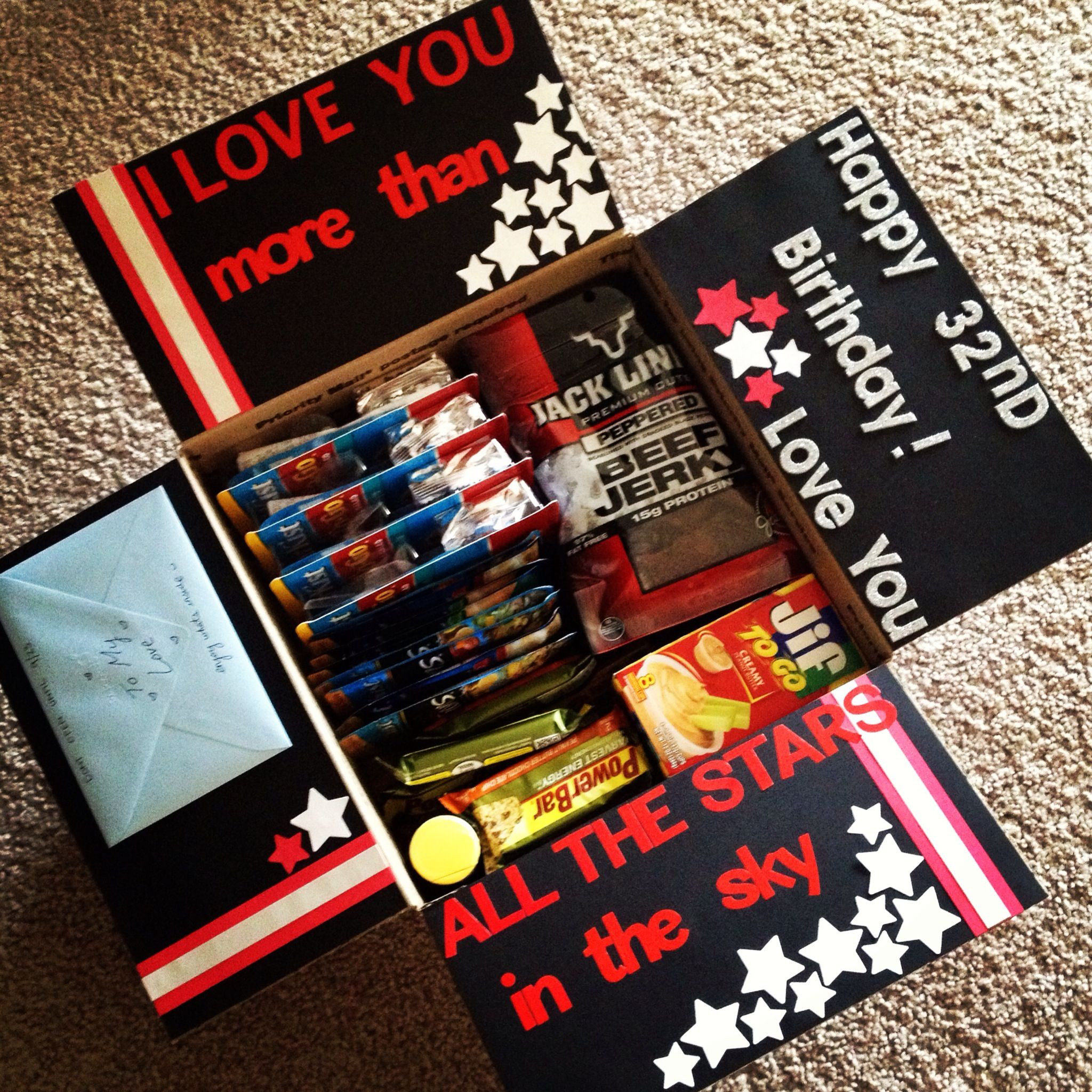Gift Ideas For Deployed Boyfriend
 My first decorated care package mixture of love and