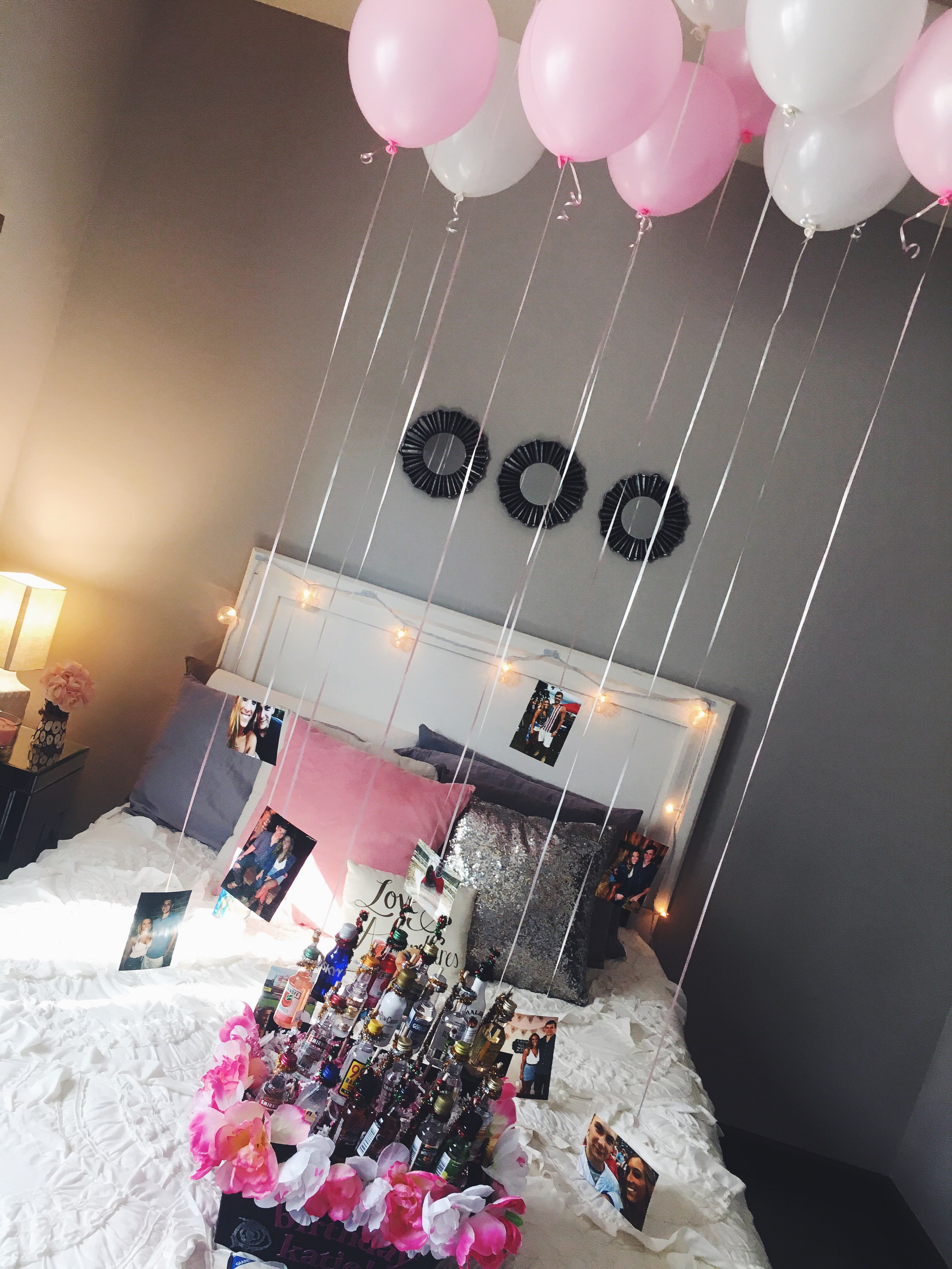Gift Ideas For Girlfriends Birthday
 easy and cute decorations for a friend or girlfriends 21st