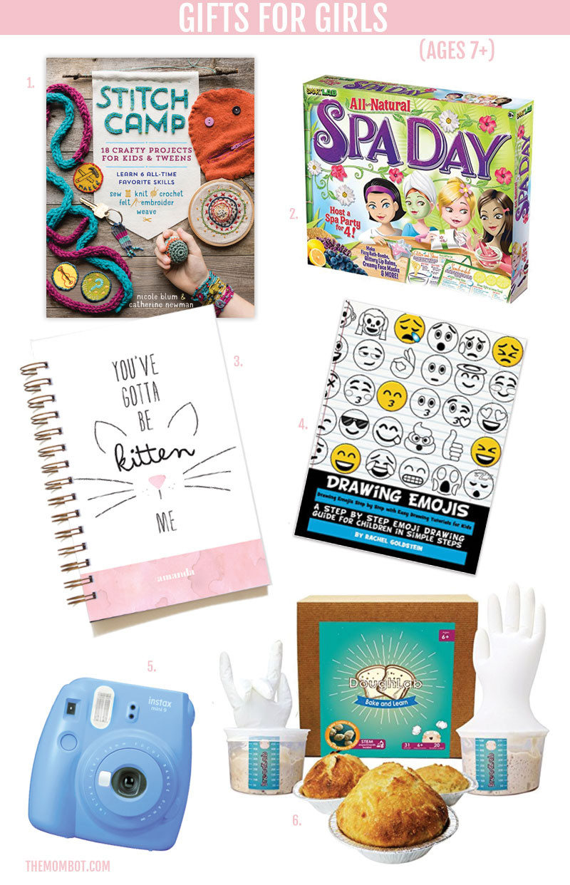 Gift Ideas For Girls Age 12
 Gifts for Girls ages 7 The Mombot