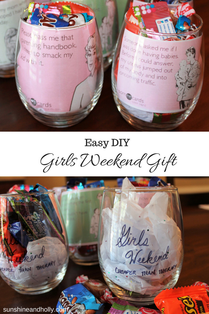 Gift Ideas For Girls Weekend
 Easy DIY Girls Weekend Gift