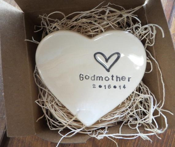 Gift Ideas For Godmother
 Godmother Gift ring dish wedding ring holder by